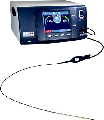 Radyofrekans ile varis tedavisinde kullanılan cihaz